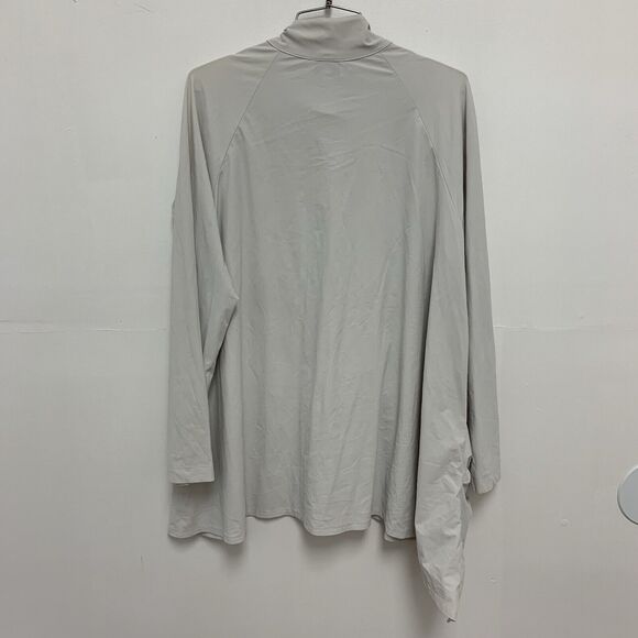 EDW Everyday Wear by Spirithouse Off White Tunic Jacket Button Size Large - Picture 4 of 5